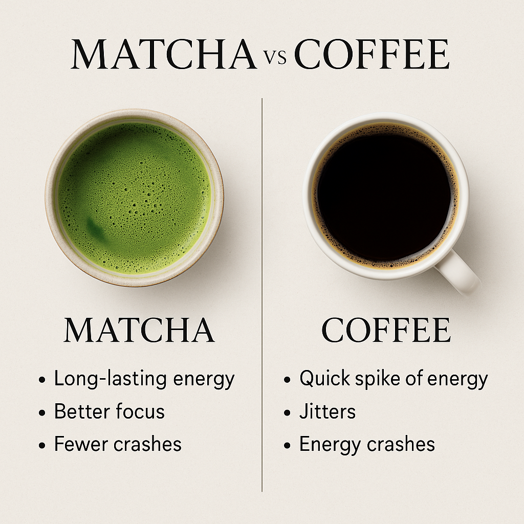 Matcha vs Coffee: Which One Gives You Better Energy and Focus?
