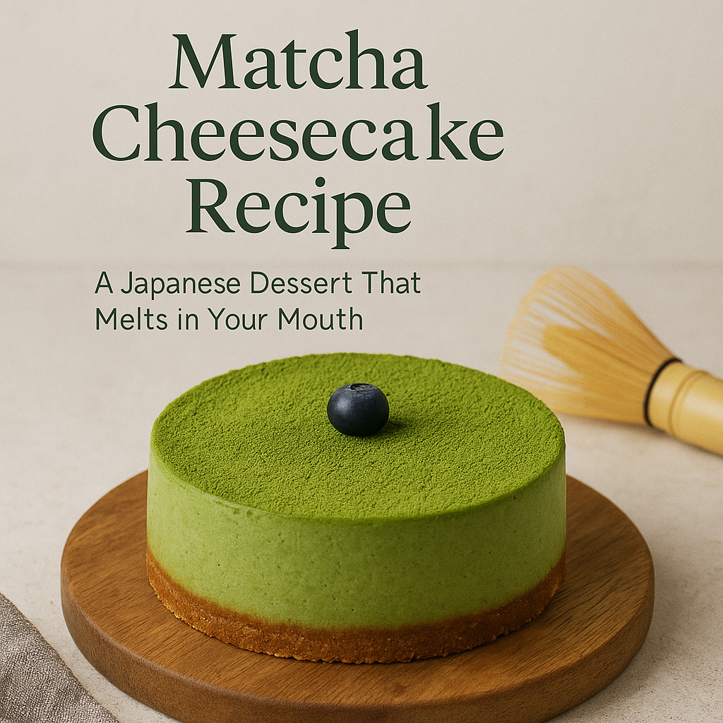 Matcha Cheesecake Recipe: A Japanese Dessert That Melts in Your Mouth
